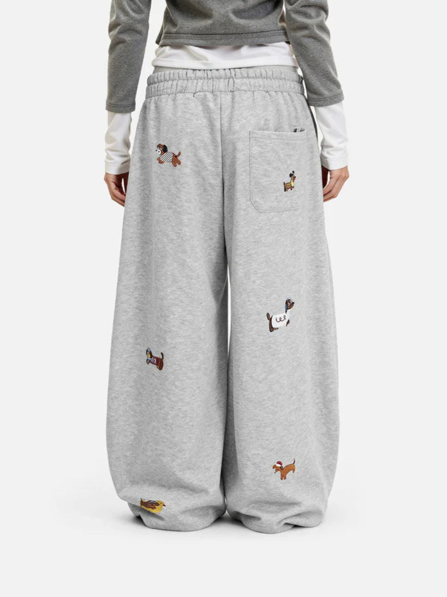 Embroidered Pet Sweatpants