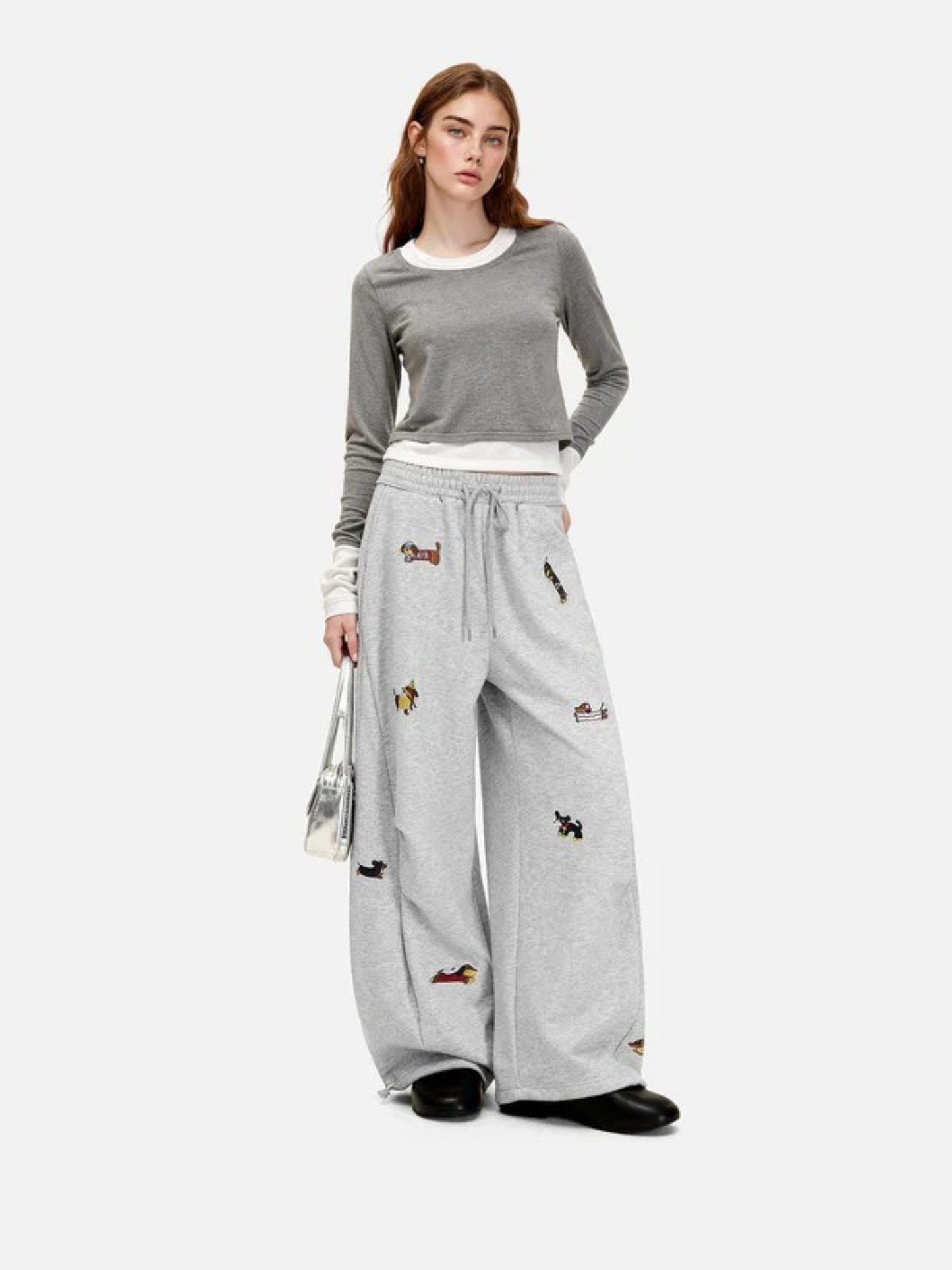 Embroidered Pet Sweatpants